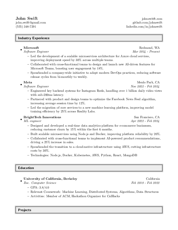 Scott Clark's CV